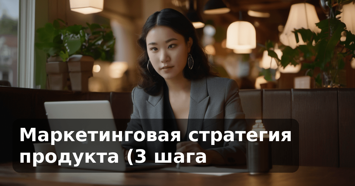 Маркетинговая стратегия продукта (3 шага