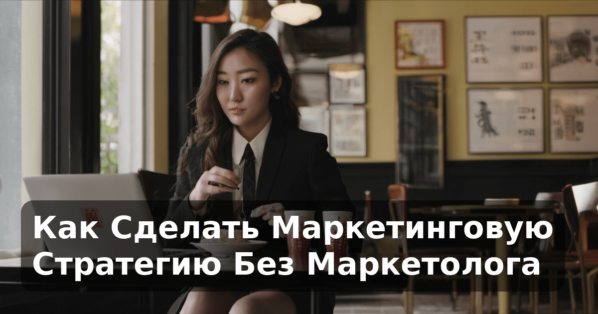 Как Сделать Маркетинговую Стратегию Без Маркетолога